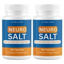 Neuro Salt Capsules   Brain Support, Focus, Memory  Cognitive Support 120caps