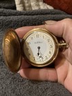 Beautiful Gold filled SouthBend 212 17 Jewel Hunter Pocket Watch Size 16 Model 2 — photo 1