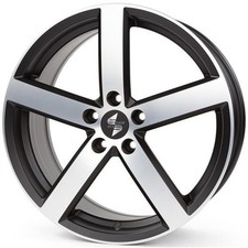 Cerchi in lega ETA BETA EROS 17" 7.5J 5x120 ET 53 65.1 MATT BLACK FULL POLISH