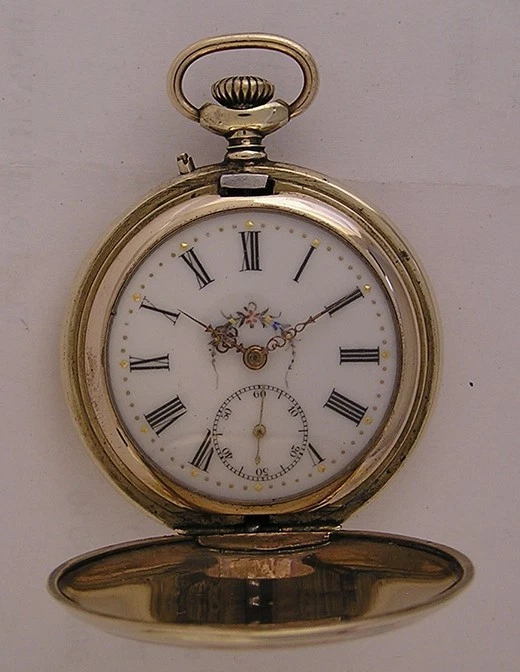 Remarkable 130 Years Old Cylindre 1890's French Pocket Watch Mint Fully Serviced - Image 2 of 4