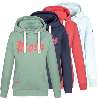 Eight2Nine Damen Hoodie Sweatshirt Maritim Küste Meer Hoody Pullover Pulli Moin