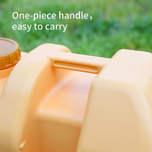 2Pcs 5Gal Water Container w/ Spigot Portable Water Jug No Leakage ...