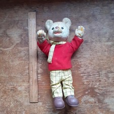 Vintage Rupert Bear bendy toy 1969