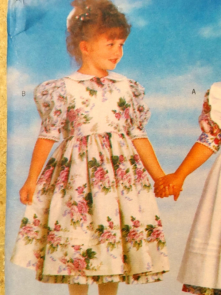 Butterick 4750 Toddlers Child Girls Dress Pinafore It's Enchanting Sizes 4-5-6 - Image 2 of 4