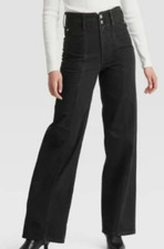 NEW Universal Thread Women's High Rise Tailored Wide Leg Jeans Size 2 Regular