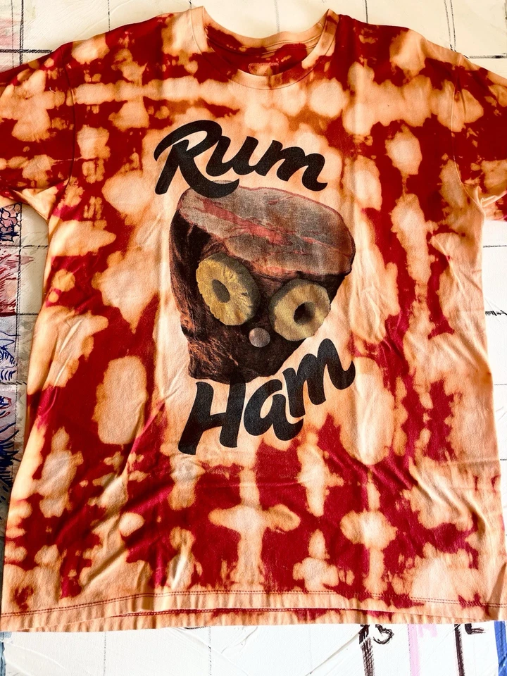 Rum Ham Busted Tees Custom Tye-dye T-shirt . Unisex Big X-Large - Image 2 of 4