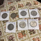 Lot of 7 Walking Liberty half dollars 90% silver.