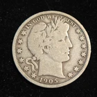 1905 Barber Half Dollar 50c 90% Silver Philadelphia