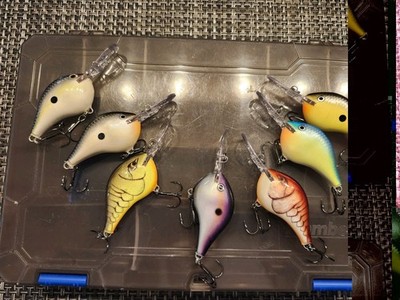 Rapala Fishing Lures Crank Bait #8 Set Of 7