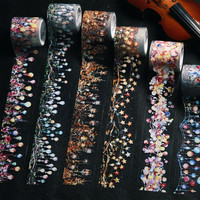 Washi Tape Stickers 6 Rolls Scrapbooking ZubehöR Set ÄSthetische Sticker Scrapbo