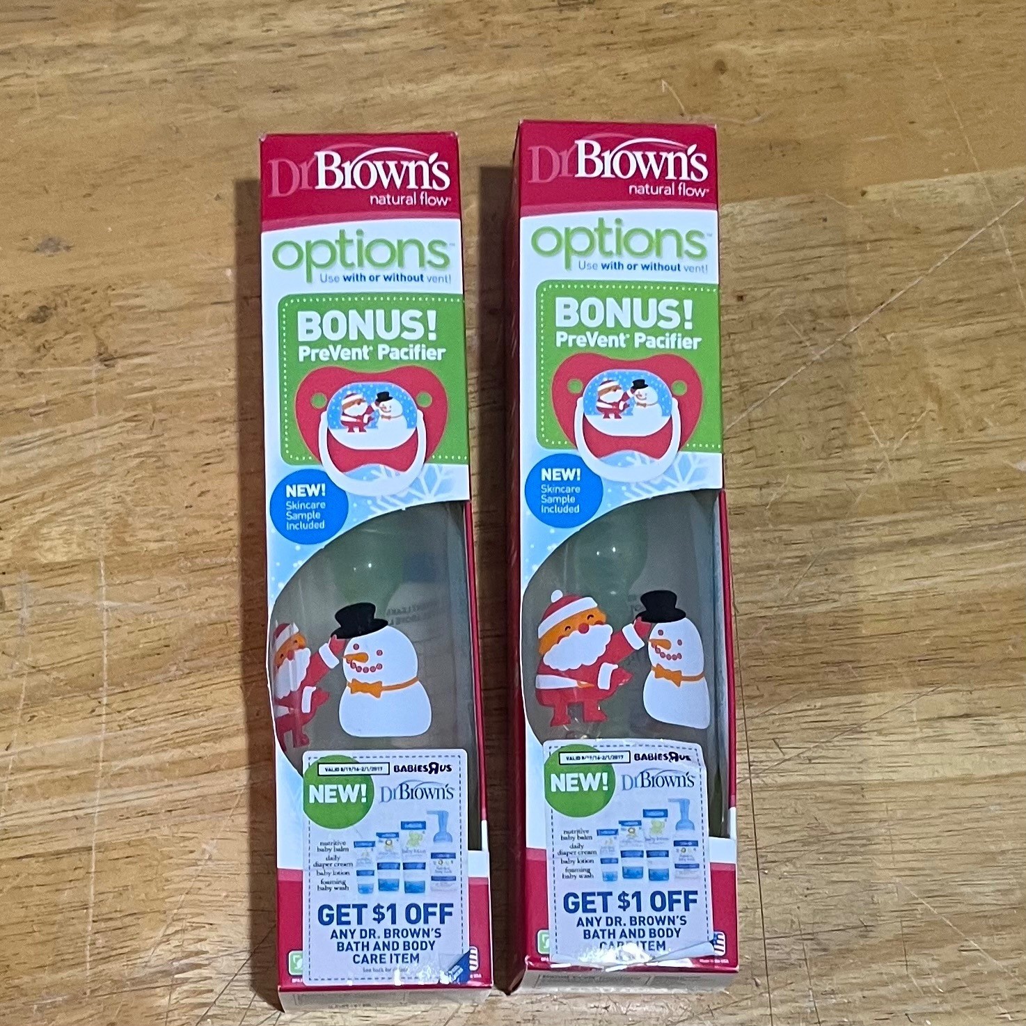 2 Pack Christmas Santa Snowman