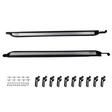 Black Side Step Running Board For Vw Atlas 2018-24 Non-slip Nerf Bars Step Rails
