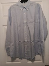 BROOKS BROTHERS MEN'S BLUE TAN CHECK L/S 1818 REGENT DRESS SHIRT 16- 34/35 NWOT