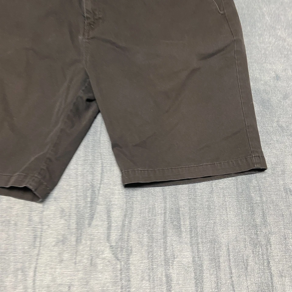 Volcom Vmonty Chino Skate Shorts Mens 40 Gray 11" Inseam Zip Fly Casual Outdoor - Image 2 of 4