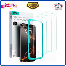 ESR 3 Pack Screen Protector for iPhone 16 Pro Max, Tempered Glass, HD Clear
