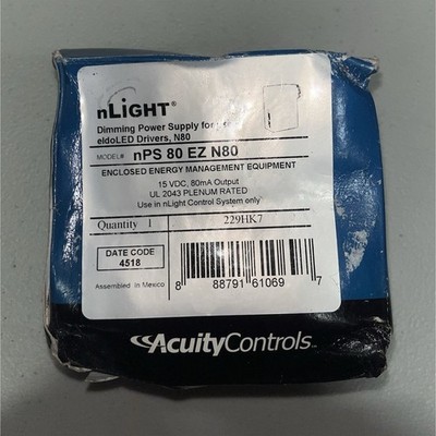 nLIGHT nPS 80 EZ N80 Dimming Power Supply for eldoLED Drivers