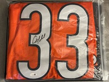 CHARLES TILLMAN AUTOGRAPHED CHICAGO BEARS ORANGE JERSEY JSA AUTHENTICATED New 💎