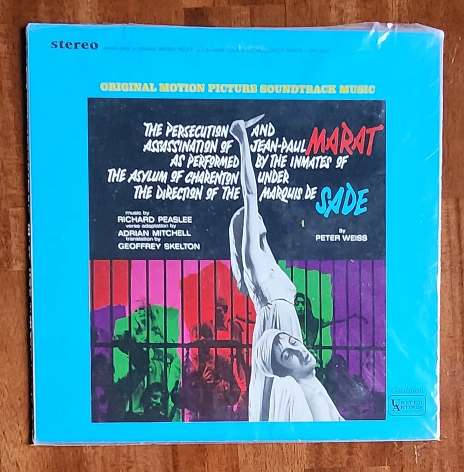 Persecution Assassination of Jean-Paul Marat LP (1967) Marquis de Sade - Image 3 of 4