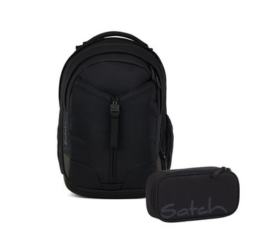 Satch Schulrucksack-Set MATCH Blackjack 2-teilig, Kollektion 2025