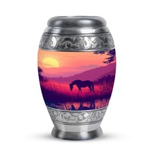 Horse Urn 3 Inch Funeral Urn For Ashes Adult Male Human Remains Burial