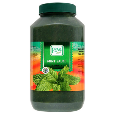 White Pearl Mint Sauce 2,27L Classic British Mint Sauce für Braten & Soßen