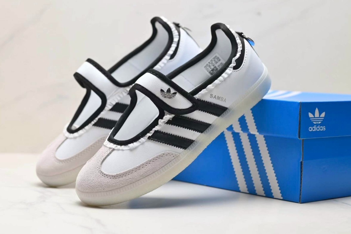 Adidas Samba Jane Frill pack Ruffle/Ruffled trim Black White KH