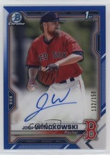 2021 Bowman Chrome Prospect Blue Refractor 132/150 Josh Winckowski Auto 16zo