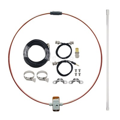 DESHIBO WV-601 Copper Ring 0-999MHz Receiving Wideband Passive Loop Antenna