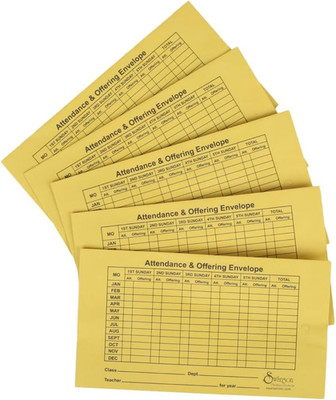 Church Offering Envelopes - Cash Envelopes for Tithes and Offering - Swanson Chr