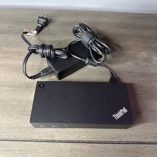Lenovo ThinkPad USB-C Laptop Docking Station 40A9 DK1633 w/ Power A1