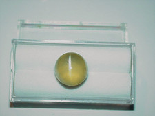 ATT COLLECTORS GEM DEALERS NATURAL 13.52 CT CRYSOBERYL CAT