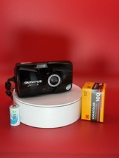    Olympus mju-II 35mm  Black Warrior   Rare Black Version Excellent Condition