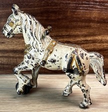 Original Kenton Cast Iron Horse Figure w/ Rod Overland Circus Wagon Replacement