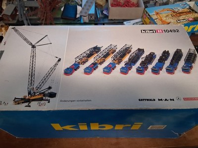 Kibri 13022 Liebherr LTR 1800 Crane Kit HO Scale (Unassembled) for