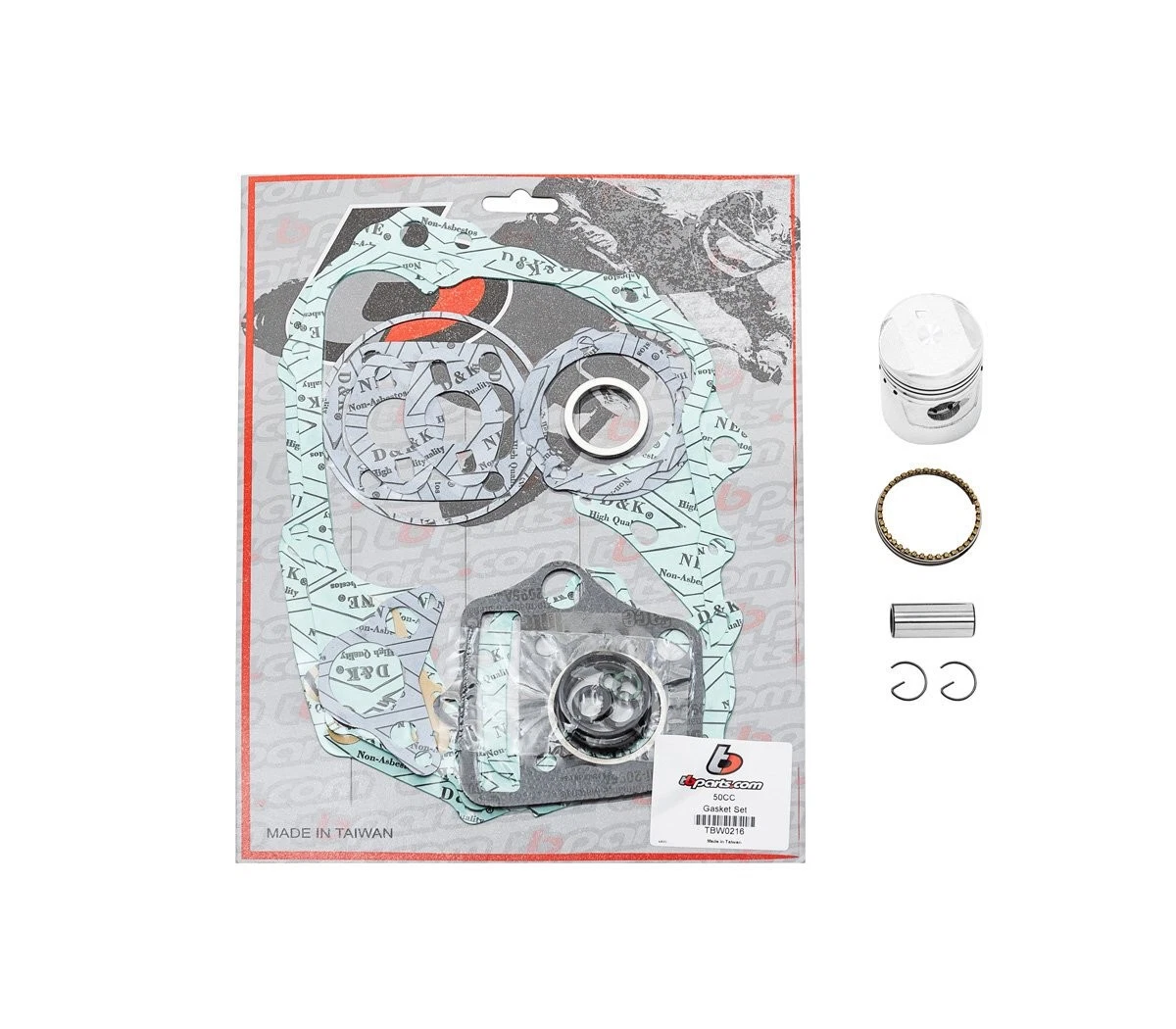 TB Parts +0.5mm Piston & Gasket kit - Honda Z50