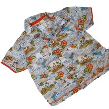 The Children's Place Hawaiian Short Sleeve Button Down Size 6-9 Months Boys