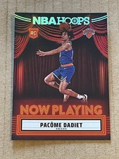 2024-25 NBA HOOPS NOW PLAYING HOLO FOIL INSERT PACOME DADIET KNICKS ROOKIE #29