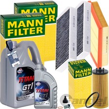 MANN INSPEKTIONSPAKET+6L FUCHS 5W-30 ÖL passend für BMW 1er F40 2er F45 MINI