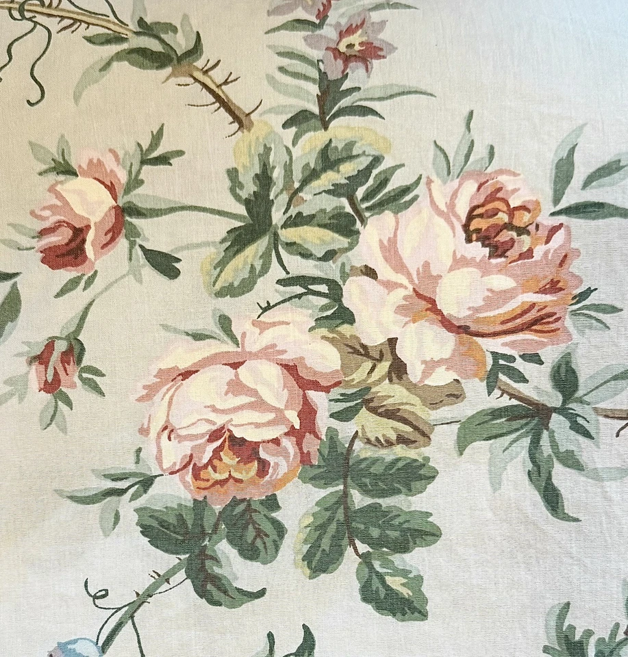 DE COLECCIÓN RALPH LAUREN HOME "Toulouse" Verde Floral Reina Sábana PLANA Y AJUSTADA EE. UU. Foto 3 de 4