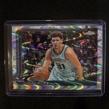 🔥Tidjane Salaun 2025-26 Topps Chrome #8 Raywave Refractor Hornets
