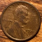 1921 Lincoln Wheat Cent Woody Wood Grain Improper Alloy Mix Error Unique Penny