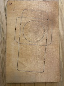 AccuCut Cutting Die # EV755CSJ Envelope-CD #1 Crease 11.25” X 7.75”