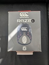 Canterbury Raze Headguard Rugby Adults Size Large Black New