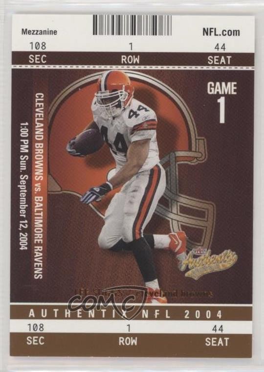 2004 Fleer Authentix Mezzanine Bronze 3/50 Lee Suggs #32 0y9u