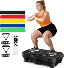 Vibration Plate Exercise Machine, 130 Levels Full Body Workout Vibrating Plate f
