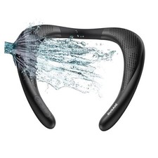 Neckband Speaker, Wireless Neck Bluetooth Speaker True 3D Stereo Sound,