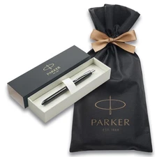 PARKER Sonnet Rack Black CT 3-in-1 Ballpoint Pen (2 Colors & Sharp Pen)