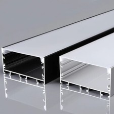 75x35mm LED Channel w/ Cover Aluminum U Shape LED Diffuser Channel for LED Strip