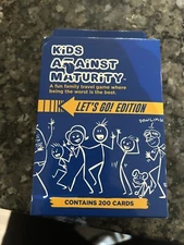 Kids Against Maturity LETS GO Edition Travel Game (200 cards, 4+ players)
