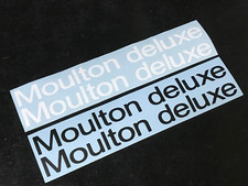 2 MOULTON DELUXE DOWNTUBE Stickers DECALS Cycling Bike Frame Forks